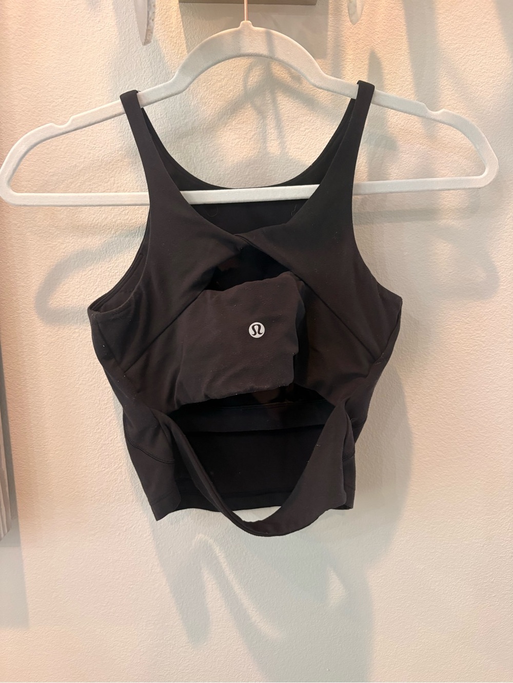 Lululemon Black High Neck Women's Bra Tank Top - Picture 2 of 3